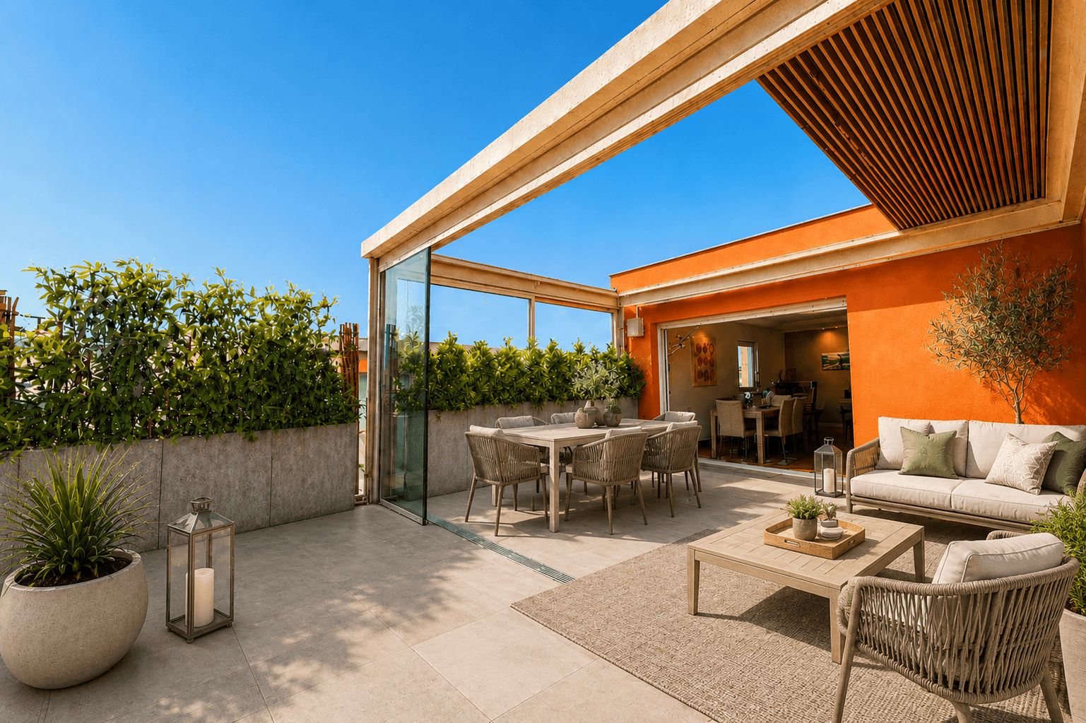Retouche photo et home staging IA sur une photo de bien